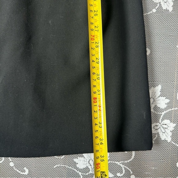 Aritzia Babaton Black Masu Deep V Midi Dress Sz 2 - Picture 9 of 14